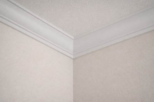 مختصر: حواف دهان نظيفة بين السقف والجدار